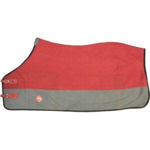 Sweat blanket Premiere Red with Gray