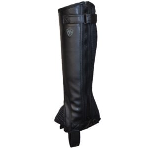 Rider Pro Mini-Chaps Leather Look Zwart