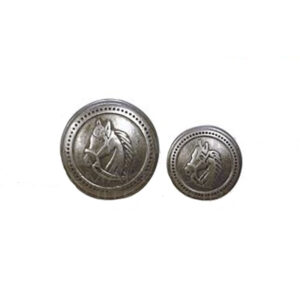Harry's Horse Knopen Paardenhoofd Antiek Zilver