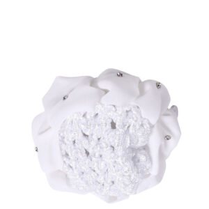 QHP Haarstrik Flower Wit