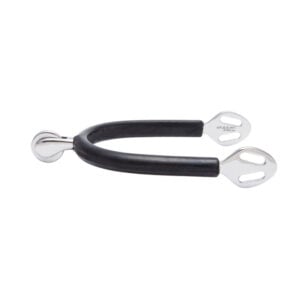Stubben SEQ Sporen Soft Touch Disc Vertikal Silber/Schwarz