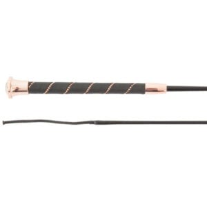 BR Cravache de Dressage Orion Noir/Or Rose