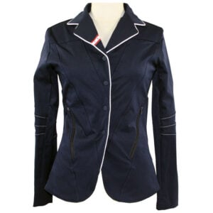 Voorzijde Rijjasje Rider Pro Stras and Stripes kids navy