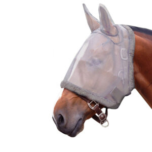 Masque anti-mouches QHP avec oreilles gris