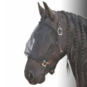 Harry's Horse Halter With Fly Mask Black