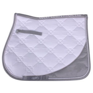 QHP Zadeldek Lucky Silverlight Wit