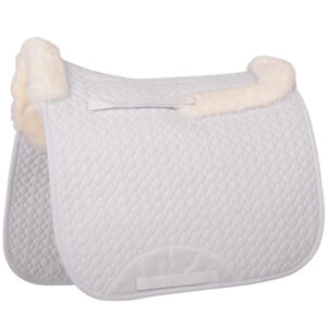 BR Saddle Pad Sheepskin White