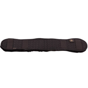 BR Girth Cover Sheepskin Preformed Black/Black