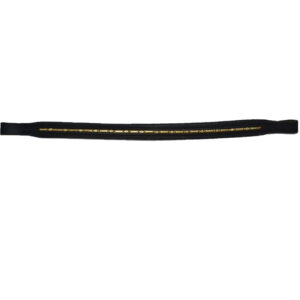 Ecoline Stirnband gefüttert Schwarz/Gold