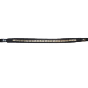 Dobert Frontriem Classic 876 L Studs Zwart/Chroom