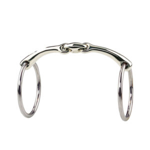 Sprenger Mors Filet Dynamic RS Double Cassé Sensogan 16 mm Or/Argent