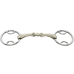Sprenger Watertrens Dynamic RS Dubbel Gebroken Multi Ring Sensogan 16 mm Goud/Zilver