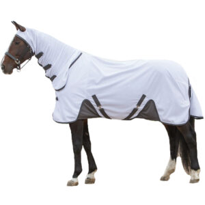 Harry's Horse Flyprotection Deken Met Hals Wit