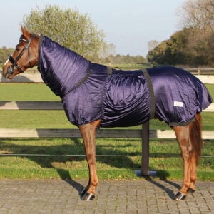 QHP Eczema Blanket Navy
