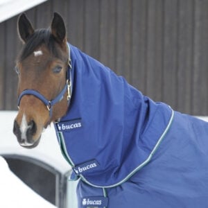 Halsstück Bucas Smartex blaue Seitenansicht