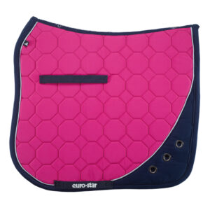 Euro-Star Tapis de Selle Cercle Framboise