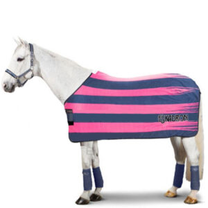 Eskadron Fleecedeken Striped Next Generation Neon Pink/Denim