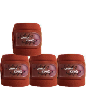 Eskadron Fleece Bandages Pony Dark Orange