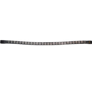 Dobert Frontriem Classic Dia 12 Schmal Zwart/Zilver