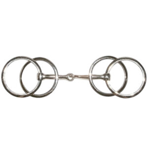 Imperial Riding 4-Ring Snaffle Stainless Steel 21 mm