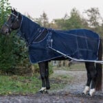 QHP tuigdeken met hals lifestyle afbeelding