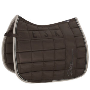 Eskadron saddle pad Big Square Glossy Platinum Havana