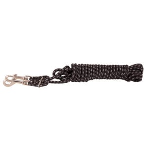 BR Corde Longe Longe Avec Mousquetons Noir