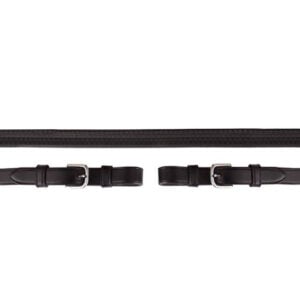 BR Zügel Eventa Pro Grip Rundschnalle schwarz silber