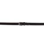 BR-Zügel Eventa Pro Grip mit runder Schnalle, schwarz-silbernes Detail