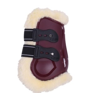 QHP Ontario fetlock boots burgundy