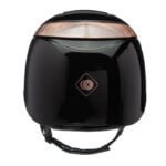 Achterzijde Charles Owen Halo Gloss zwart rosegoud