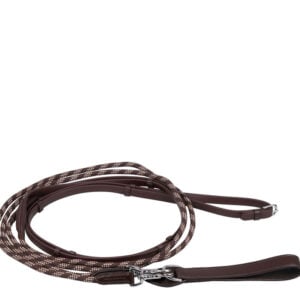 Rênes allemandes QHP Biothane marron