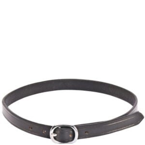 QHP Leather Track Straps Black