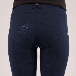 Montar Rijbroek Millie Full Grip Kids Navy/Rosegoud