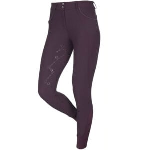 LeMieux Riding Breeches Freya Full Grip Eggplant