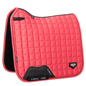 LeMieux dressage saddle pad Satin Loire Papaya