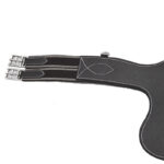 Elastic Horka jumping girth leather black