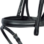 Muserolle Harry's Horse Bridle Nero noir/argent