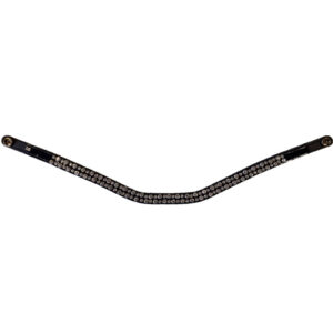 Stirnband PresTeq FaySport SparklingStar schwarz mit silber