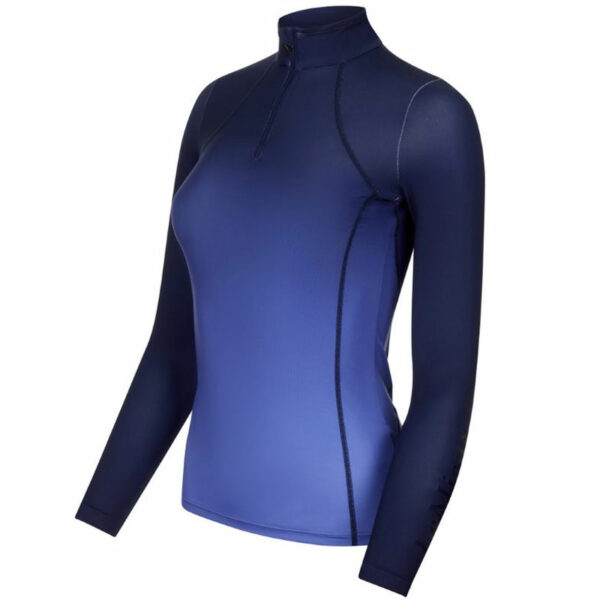 Side view LeMieux base Layer Spectrum navy/bluebell