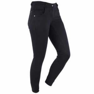 QHP Veerle Jeans zwart voorzijde
