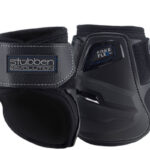 Stubben Hybrid iron-on boots per pair black