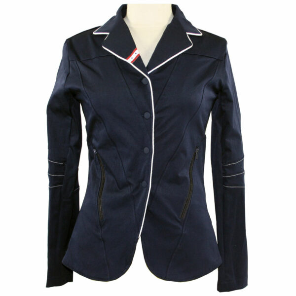 Front Riding jacket Rider Pro Stras and Stripes kids navy