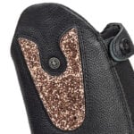 Suedwind top Nova Fun kids gold glitter detail image