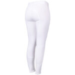 Hintere Reithose QHP Junior Full Grip weiß