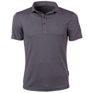 Harry's Horse poloshirt Liciano Heren Antraciet voorzijde