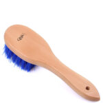 View of handle hoof brush QHP cobalt blue