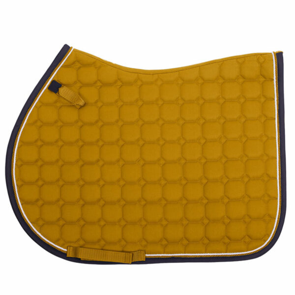 QHP saddle pad Florence Sunflower yellow