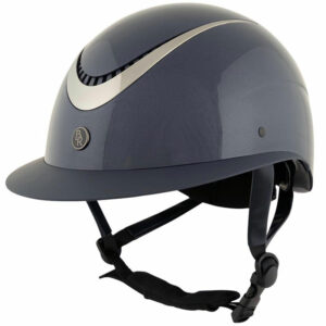 BR Riding Helmet Theta Plus Glossy Navy/Gunmetal
