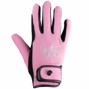 Top gants d'équitation QHP Veerle Desert Pink